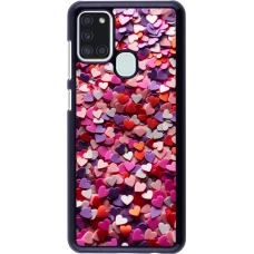 Samsung Galaxy A21s Case Hülle - Valentin 2025 Konfetti