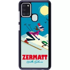 Coque Samsung Galaxy A21s - Zermatt Ski Downhill