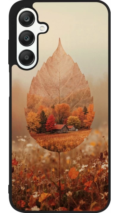 Coque Samsung Galaxy A25 - Silicone rigide noir Autumn 26 Autumn leaf