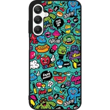 Samsung Galaxy A25 Case Hülle - Silikon schwarz Cartoons old school