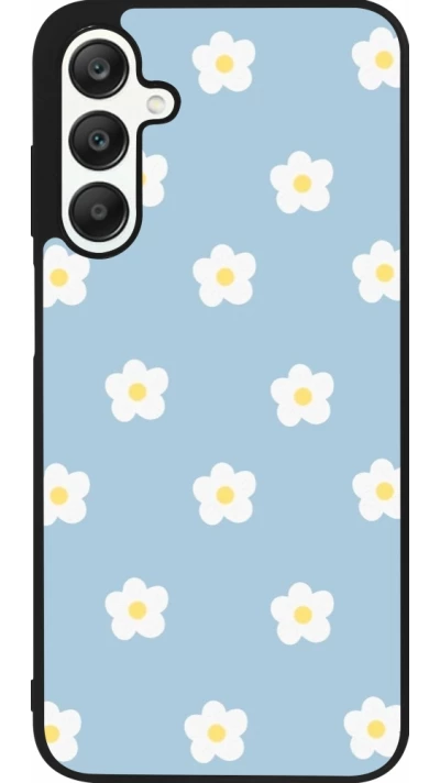 Samsung Galaxy A25 Case Hülle - Silikon schwarz Easter 2024 daisy flower