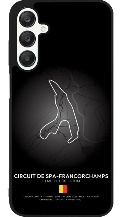 Samsung Galaxy A25 Case Hülle - Silikon schwarz F1 Track 2025 Belgium