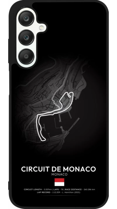 Samsung Galaxy A25 Case Hülle - Silikon schwarz F1 Track 2025 Monaco