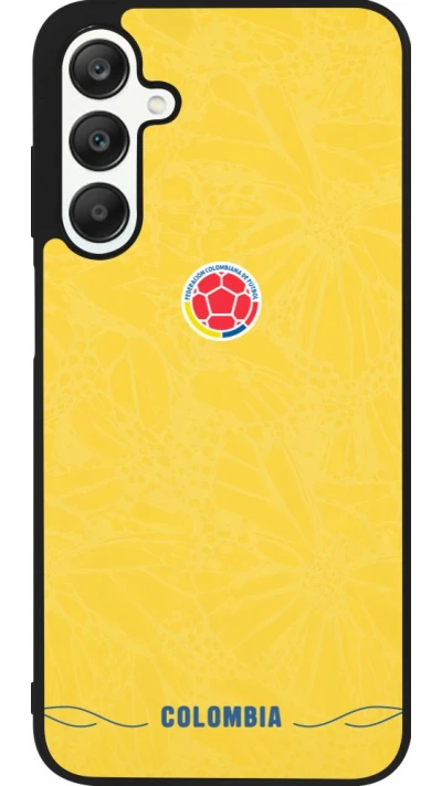 Samsung Galaxy A25 Case Hülle - Silikon schwarz Kolumbien 2026 personalisierbares Fussballtrikot