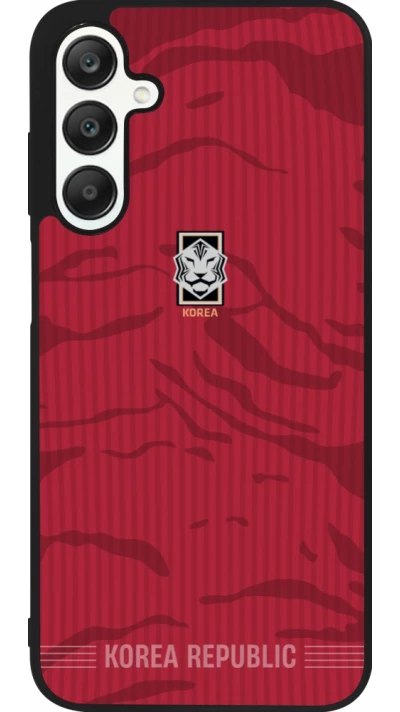Samsung Galaxy A25 Case Hülle - Silikon schwarz Südkorea 2026 personalisierbares Fussballtrikot