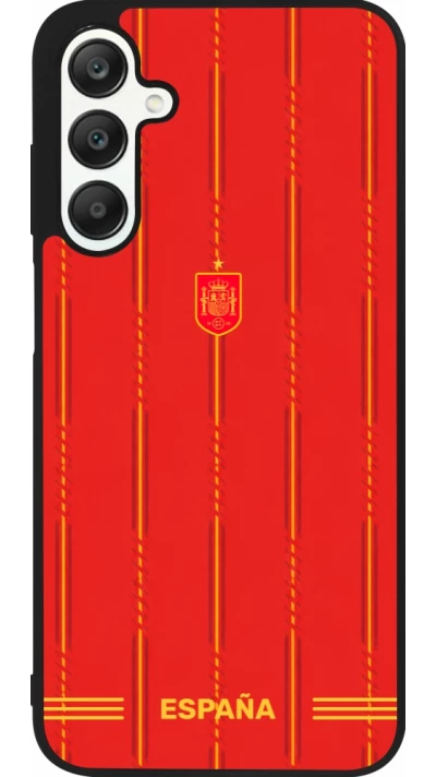 Samsung Galaxy A25 Case Hülle - Silikon schwarz Spanien 2026 personalisierbares Fussballtrikot