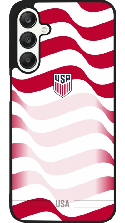Samsung Galaxy A25 Case Hülle - Silikon schwarz Vereinigten Staaten 2026 personalisierbares Fussballtrikot