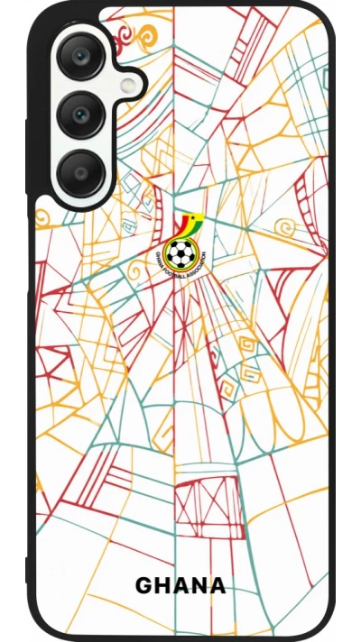 Samsung Galaxy A25 Case Hülle - Silikon schwarz Ghana 2026 personalisierbares Fussballtrikot