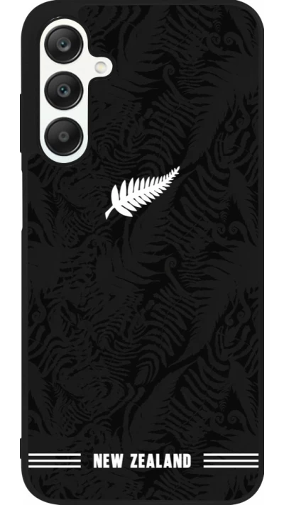 Samsung Galaxy A25 Case Hülle - Silikon schwarz Neuseeland 2026 personalisierbares Fussballtrikot