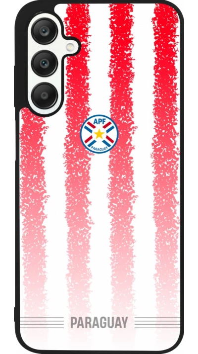 Samsung Galaxy A25 Case Hülle - Silikon schwarz Paraguay 2026 personalisierbares Fussballtrikot