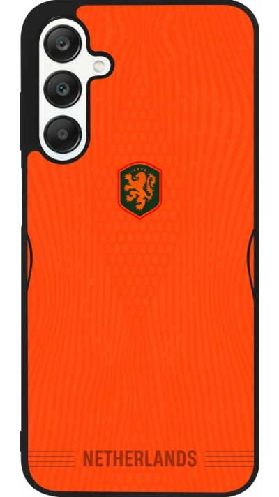 Samsung Galaxy A25 Case Hülle - Silikon schwarz Niederlande 2026 personalisierbares Fussballtrikot