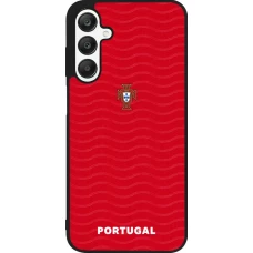 Samsung Galaxy A25 Case Hülle - Silikon schwarz Portugal 2026 personalisierbares Fussballtrikot