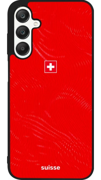 Samsung Galaxy A25 Case Hülle - Silikon schwarz Schweiz 2026 personalisierbares Fussballtrikot