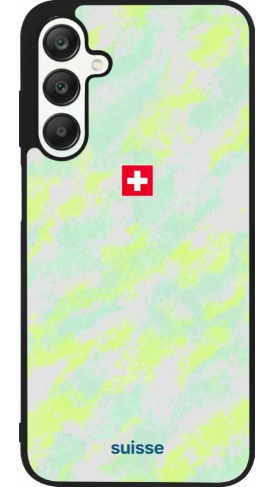 Samsung Galaxy A25 Case Hülle - Silikon schwarz Schweiz Away 2026 personalisierbares Fussballtrikot