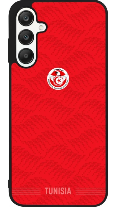 Samsung Galaxy A25 Case Hülle - Silikon schwarz Tunesien 2026 personalisierbares Fussballtrikot