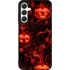 Samsung Galaxy A25 Case Hülle - Silikon schwarz Halloween 2026 Pattern Halloween