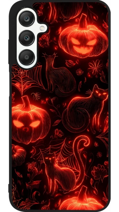 Samsung Galaxy A25 Case Hülle - Silikon schwarz Halloween 2026 Pattern Halloween