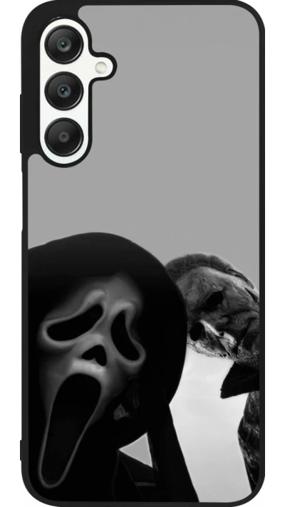 Samsung Galaxy A25 Case Hülle - Silikon schwarz Halloween 2026 Scream and Michael Myers