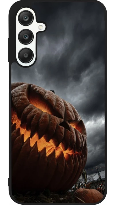 Samsung Galaxy A25 Case Hülle - Silikon schwarz Halloween 2026 The Wicked Pumpkin
