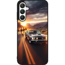 Samsung Galaxy A25 Case Hülle - Silikon schwarz Mustang 69 Grand Canyon