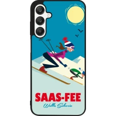 Samsung Galaxy A25 Case Hülle - Silikon schwarz Saas-Fee Ski Downhill