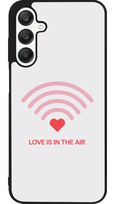 Samsung Galaxy A25 Case Hülle - Silikon schwarz Saint Valentines Day 26 Love is in the air
