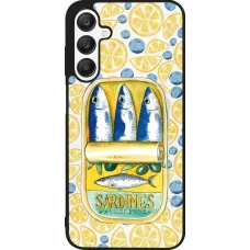 Samsung Galaxy A25 Case Hülle - Silikon schwarz Sardines in oil 2026