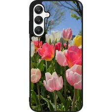 Samsung Galaxy A25 Case Hülle - Silikon schwarz Tulips Spring 2026