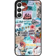 Samsung Galaxy A25 Case Hülle - Silikon schwarz Summer 20 collage