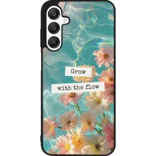 Samsung Galaxy A25 Case Hülle - Silikon schwarz Summer 2025 Grow with the flow