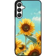 Coque Samsung Galaxy A25 - Silicone rigide noir Sunflowers Summer 2026