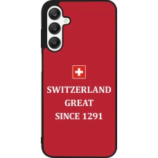 Samsung Galaxy A25 Case Hülle - Silikon schwarz Switzerland Great Since 1291