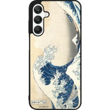 Coque Samsung Galaxy A25 - Silicone rigide noir Tableau art - La Grande Vague de Kanagawa - Hokusai