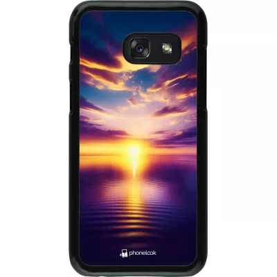 Samsung Galaxy A3 (2017) Case Hülle - Sonnenuntergang gelb violett