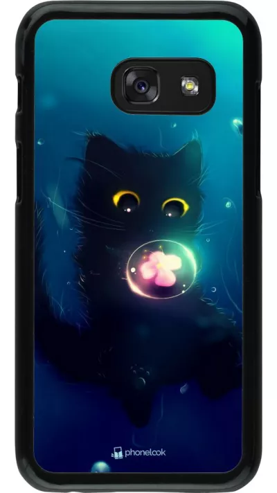 Coque Samsung Galaxy A3 (2017) - Cute Cat Bubble