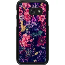 Coque Samsung Galaxy A3 (2017) - Flowers Dark