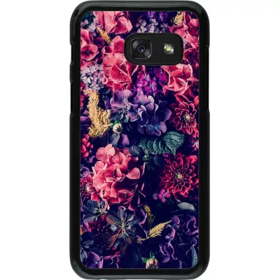 Coque Samsung Galaxy A3 (2017) - Flowers Dark