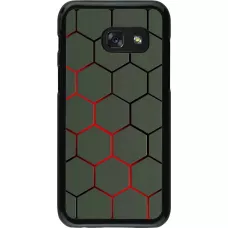 Coque Samsung Galaxy A3 (2017) - Geometric Line red
