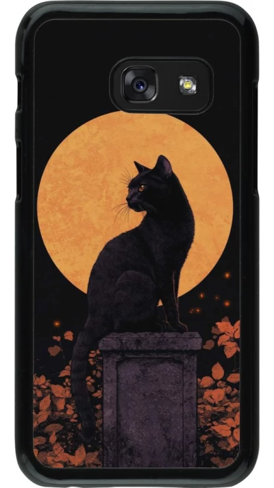 Coque Samsung Galaxy A3 (2017) - Halloween 2026 Cat Art Nouveau
