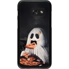 Coque Samsung Galaxy A3 (2017) - Halloween 2026 Ghost eating pizza