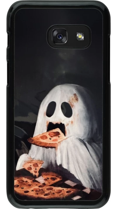Coque Samsung Galaxy A3 (2017) - Halloween 2026 Ghost eating pizza