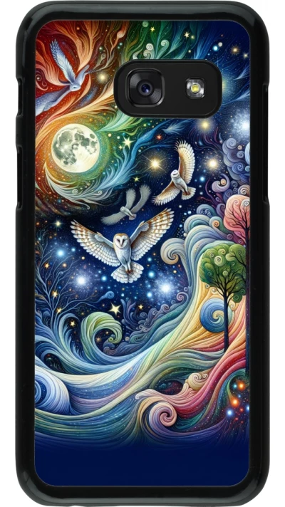 Samsung Galaxy A3 (2017) Case Hülle - Fliegender Blumen-Eule