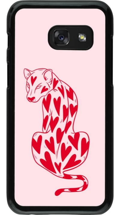 Samsung Galaxy A3 (2017) Case Hülle - Leopard with hearts 2026