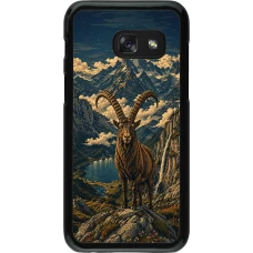 Samsung Galaxy A3 (2017) Case Hülle - Linocut Steinbock
