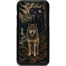 Coque Samsung Galaxy A3 (2017) - Linocut Loup