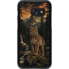 Coque Samsung Galaxy A3 (2017) - Linocut Lynx