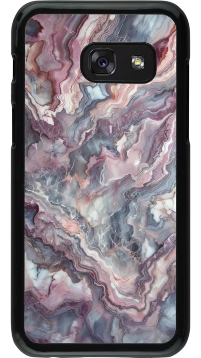 Coque Samsung Galaxy A3 (2017) - Marbre violette argentée
