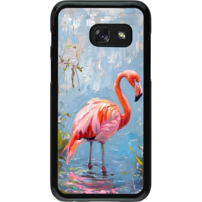Samsung Galaxy A3 (2017) Case Hülle - Paint Flamingo