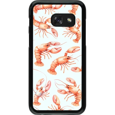 Samsung Galaxy A3 (2017) Case Hülle - Muster von pastellfarbenen Hummern