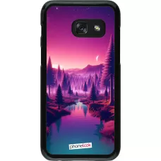 Samsung Galaxy A3 (2017) Case Hülle - Lila-rosa Landschaft